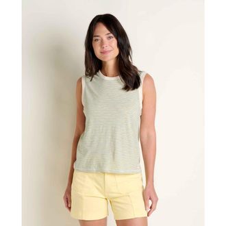 Toad & Co Womens Boundless Jersey Tank in Almond Pattern at Nordstrom, Size X-Large
