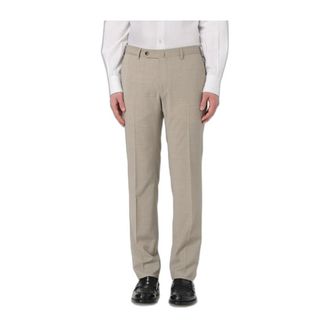 Pantaloni Torino Katoenen Stretch Chino - Heren - Broeken - Beige - Maat: XL Katoen