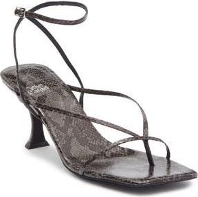 Jeffrey Campbell Fluxx Sandal in Grey Black Python at Nordstrom Rack, Size 5.5