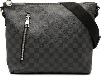 Louis Vuitton Pre-owned Womens Damier Graphite Mick Pm - Dark Grey Textile - One Size
