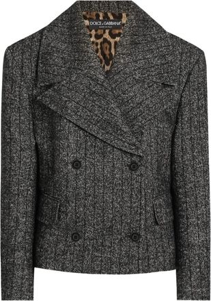 Dolce & Gabbana Giacca doppiopetto a righe - Grigio