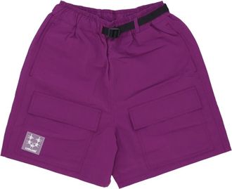 Usual Paarse Trek Casual Shorts - Heren - Korte Broeken - Paars - XL - Korte Broeken