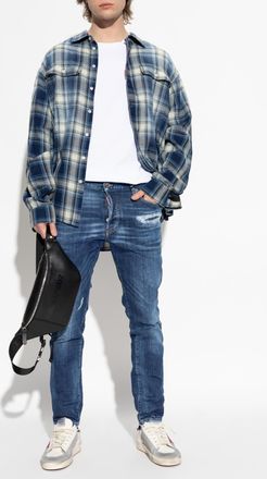 Dsquared2 Skater Jeans, Mens, Blue