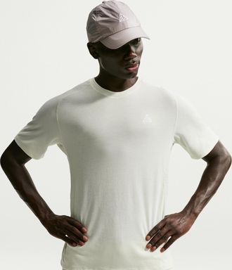 Nike Mens Nike ACG Solar Chase Dri-FIT ADV Trail Running Top in Green | IO9677-020