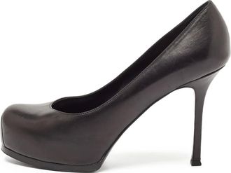 Saint Laurent Pumps in pelle con tacco - Nero