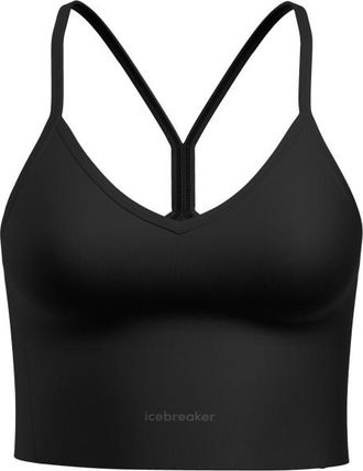 Icebreaker Merino 260 Seamless Rib Strappy Tank Merinoshirt f&uuml;r Damen | schwarz