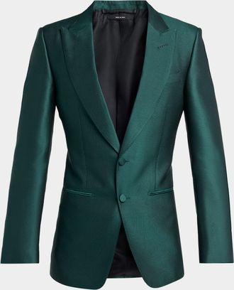 Tom Ford Men & apos;s Wool Peak Lapel Modern Fit Single-Breasted Sport Coat