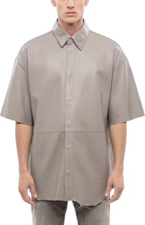 Diesel Taupe Grey Oversized Shirt