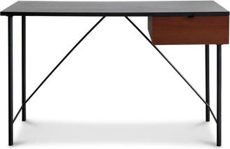 PIB Escritorio de madera negra