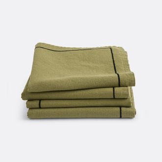 La Redoute Interieurs Servetten linnen/gewassen katoen M&eacute;tis Bourdon