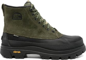 Sorel Daystorm Horizon suede lace-up boots - men - Gore-Tex/Rubber/Fabric/Leather - 10.5 - Green