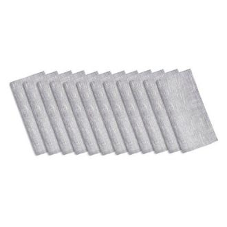 Solino Home Linen Cocktail Napkins Set of 12, 6 x 6 Inch for Dining Table, Holiday and Everyday Table Decor - Athena in Oyster Grey at Nordstrom