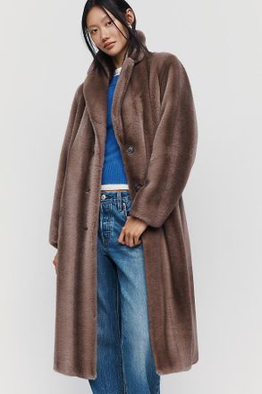 Bernardo Faux Fur Coat Jacket