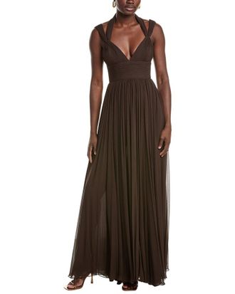 Michael Kors Silk Chiffon Goddess Gown
