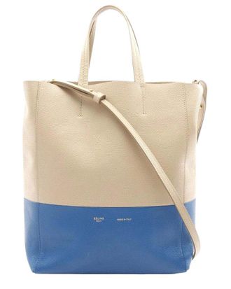 Celine Celine Leather Vertical Small Cabas Tote Bag (Authentic Pre-Loved)