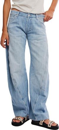Free People Highland Low Rise Barrel Jeans in Art School at Nordstrom, Size 28