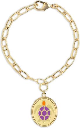 Wilhelmina Garcia Bracciale a catena Turtle - Oro