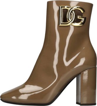 Dolce & Gabbana Dames, Schoenen, Bruin, Maat: 36 EU Leer