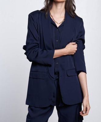 Nouvelle/Silk95Five La Blazer In Navy