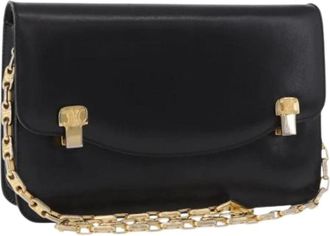 Celine Pre-owned Vintage Schoudertas - Dames - Vintage Schoudertas - Zwart - ONE Size - Leer - Vintage