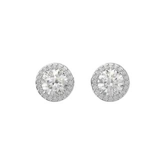 Swarovski Oorbellen - Dames - Oorbellen - Wit - ONE Size - Accessoires