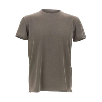 Roberto Ricci Design T-Shirts, male, Brown, Size: 2XL Piqu&eacute; Wash Shirt