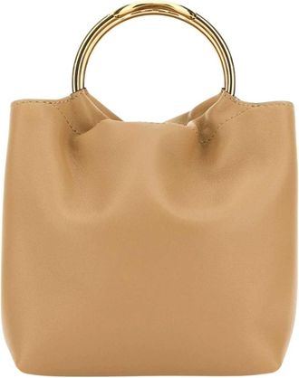 Valentino Garavani Bucket Bag - Dames - Handtassen - Beige - ONE Size - Leer - Tassen