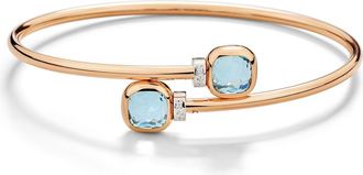 POMELLATO Nudo Mini Bangle in Sky Blue Topaz at Nordstrom