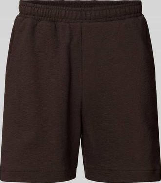 Lacoste Regular Fit Sweatshorts aus reiner Baumwolle in Schoko, Gr&ouml;&szlig;e XXXL