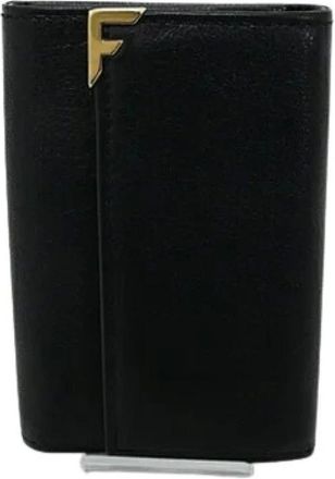 Ferragamo Pre-owned Accessories, unisex, Black, Size: ONE SIZE Pre-owned Keycase