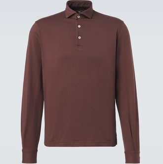 Fedeli Cotton piqu&eacute; polo shirt