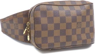 Louis Vuitton Damier Canvas Ebene Damier Canvas Sling Bag (Pre-Owned)