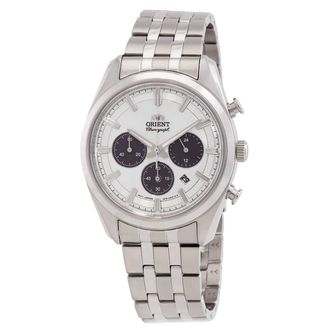 Orient Contemporary Chronograph White Dial Mens Watch RA-TX0305S