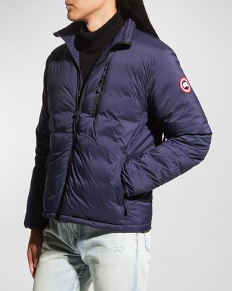 Canada Goose Mens Lodge Zip-Front Puffer Coat