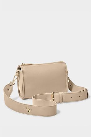 Katie Loxton Zana Crossbody Bag in Taupe at Nordstrom