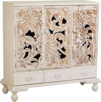 Wanderlust Deco Aparador de madera blanco