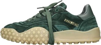 Dirk Bikkembergs Suede Sneakers - Heren - Sneakers - Groen - 40 EU - Leer - Schoenen