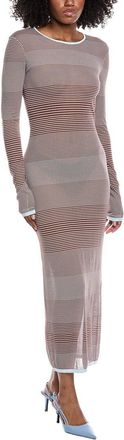 Sally Lapointe Striped Maxi Dress