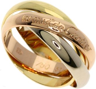 Cartier Yellow Gold (18K) Pink Gold (18K) White Gold (18K) Band Ring (Pre-Owned)