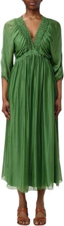 Kaos Empire Waist Midi Dress - female - KAOS - Midi Dresses - Green - L - Dresses