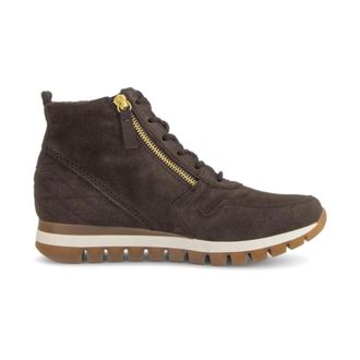 Gabor Schoenen, Dames, Bruin, 35 EU, Su&egrave;de, Sportieve Halfhoge Veterboot