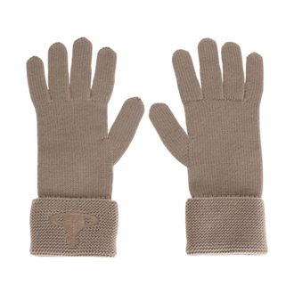 Vivienne Westwood Embroidered Orb Gloves - unisex - Vivienne Westwood - Gloves - Gray - L/XL - Accessories