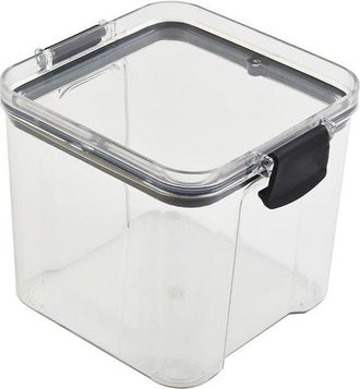 OEM Juego De 2 Recipientes Herm&eacute;ticos Para Alimentos (700 Ml), Caja Cuadrada Transparente Para Guardar Aperitivos, Dulces, Frutos Secos, Caf&eacute; Y T&eacute;