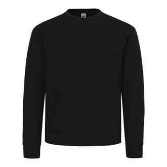 Fruit Of The Loom Fruit of the Loom Superkatoenen uniseks sweater voor volwassenen (Zwart)