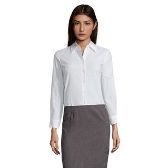 SOLS Dames/Dames Embassy 130 Oxford Overhemd met lange mouwen (Wit)