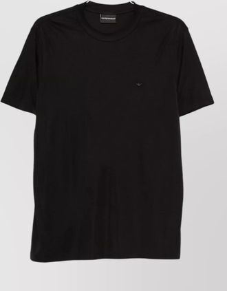 Emporio Armani silk blend short-sleeve t-shirt