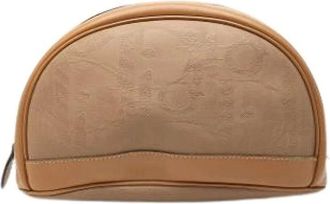 Dior Pre-owned Canvas Pouch - - Pre-owned - Donna - Beige - ONE SIZE