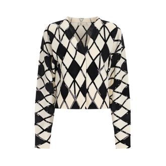 Blumarine Maglia St. Argyle - - Knitwear - Donna - Multicolore - M