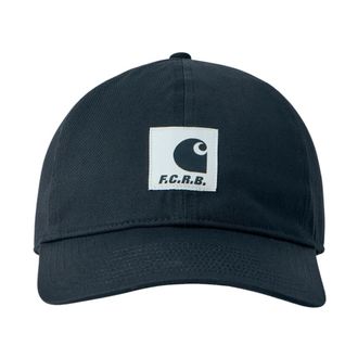 Carhartt Work in Progress Logo Patch Baseball Cap - unisex - Petten - Zwart - ONE Size - Katoen - Accessoires