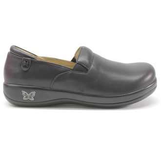 Alegria Keli Nappa Leather Womens Slip On Shoes - Black - Size:UK 6.5